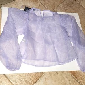 Sheer likac blouse